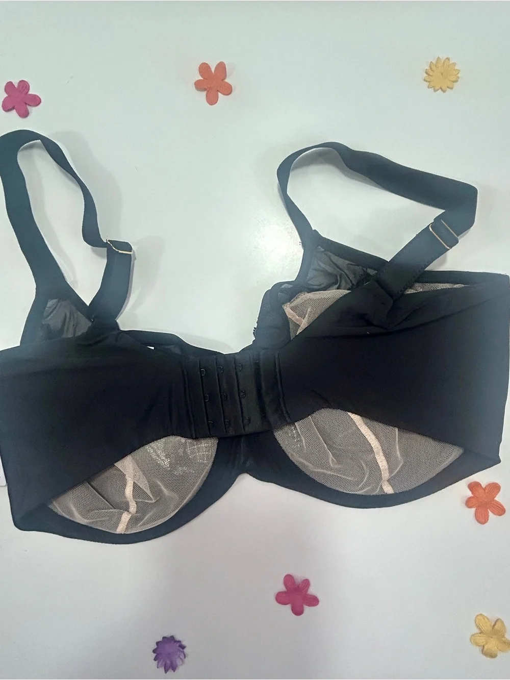Chantelle Leavers Black Lace Underwire Bra 38H NWT